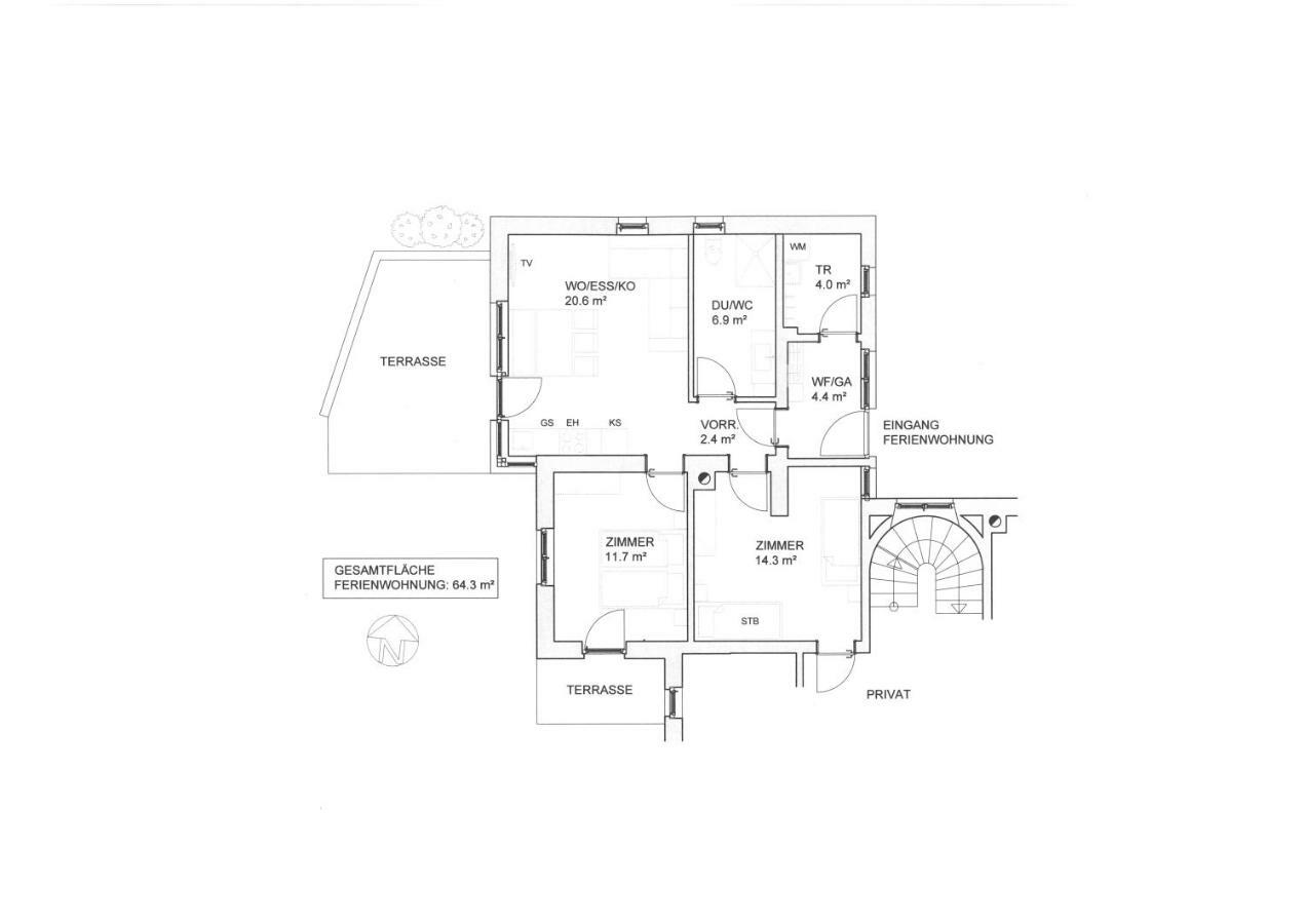 Ferienwohnung Daerflihof Bartholomäberg Esterno foto